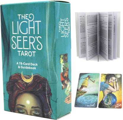 Tarot Cards, The Light Seers Tarot Cards Deck by Chris-Anne, Love Tarot Cards with Guidebook for Beginners Experts, Classic Pocket 78 Standard Size Oracle Tarot Cards Set Unique Q