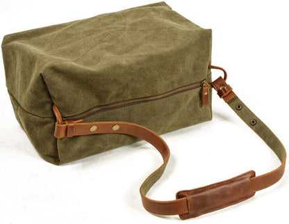 Simple casual literary canvas satchel #9305