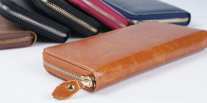 DEEPKEEE HANDMADE | Oil Wax Leather Wallet No.3315