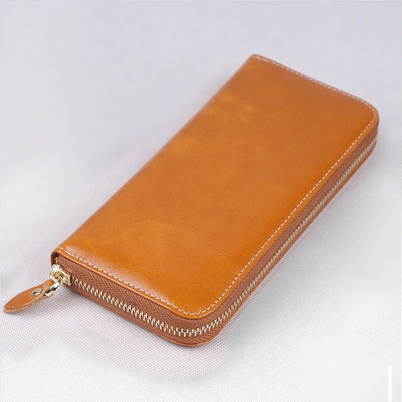 DEEPKEEE HANDMADE | Oil Wax Leather Wallet No.3315