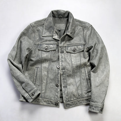 DEEPKEE HANDMADE | GLENWOOD LEATHER DRIVING JACKET #G416