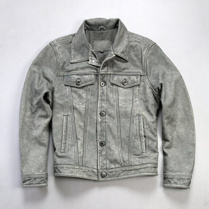 DEEPKEE HANDMADE | GLENWOOD LEATHER DRIVING JACKET #G416