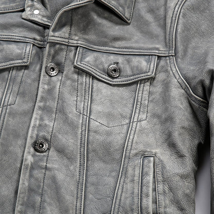 DEEPKEE HANDMADE | GLENWOOD LEATHER DRIVING JACKET #G416