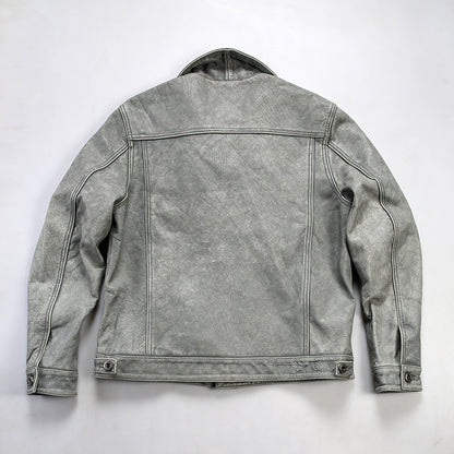 DEEPKEE HANDMADE | GLENWOOD LEATHER DRIVING JACKET #G416