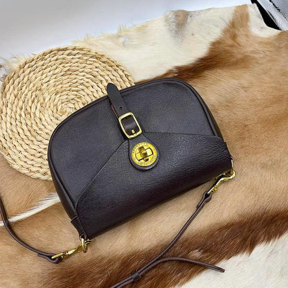 Handicraft Pure Leather Saddle Bag #43022