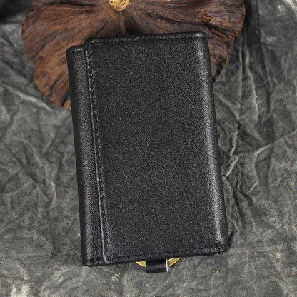 DEEPKEE Handmade Leather Trifold Key Wallet #KZ230