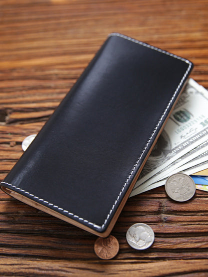 Handmade Personalized harley Leather Bifold Wallet #125_1