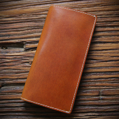 Handmade Personalized harley Leather Bifold Wallet #125_1