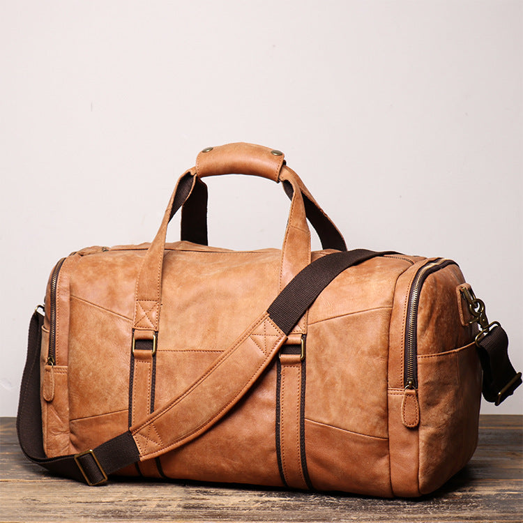 DEEPKEE LEATHER | Patrick Frosted Texture Luggage Bag No.1219_1