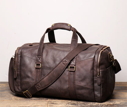 DEEPKEE LEATHER | Patrick Frosted Texture Luggage Bag No.1219_1