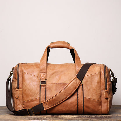 DEEPKEE LEATHER | Patrick Frosted Texture Luggage Bag No.1219_1