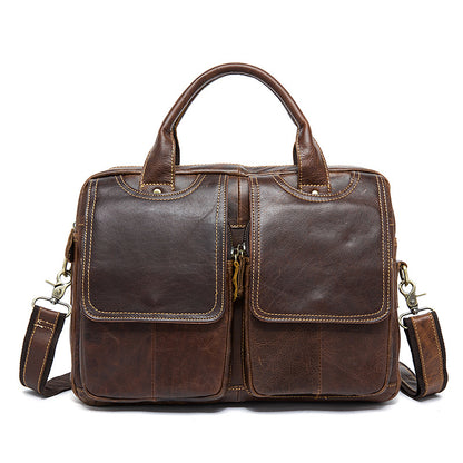 HANDMADE COWHIDE BRIEFCASE 8002