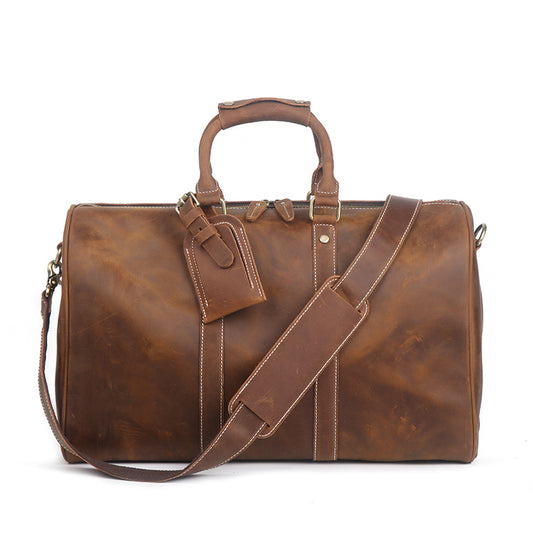 DEEPKEE LEATHER | Oswald Trip Bag No.30196 Classic Brown Black Dark Deep Brown