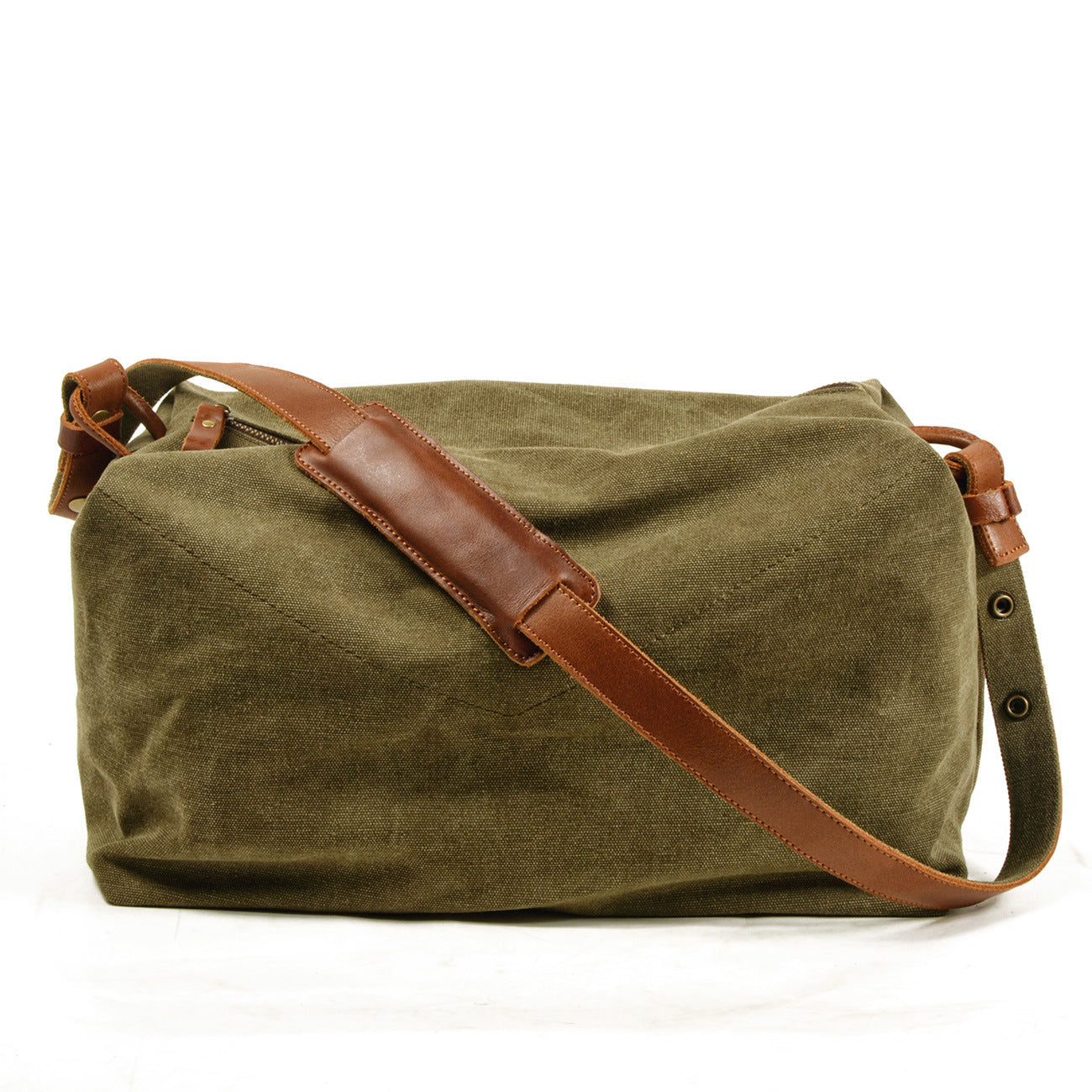 Simple casual literary canvas satchel #9305