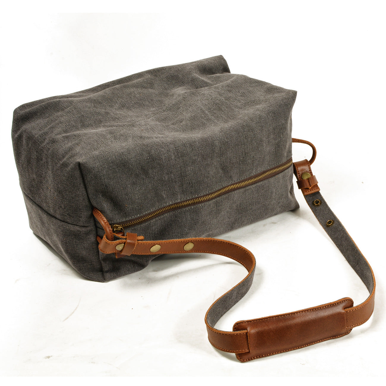 Simple casual literary canvas satchel #9305