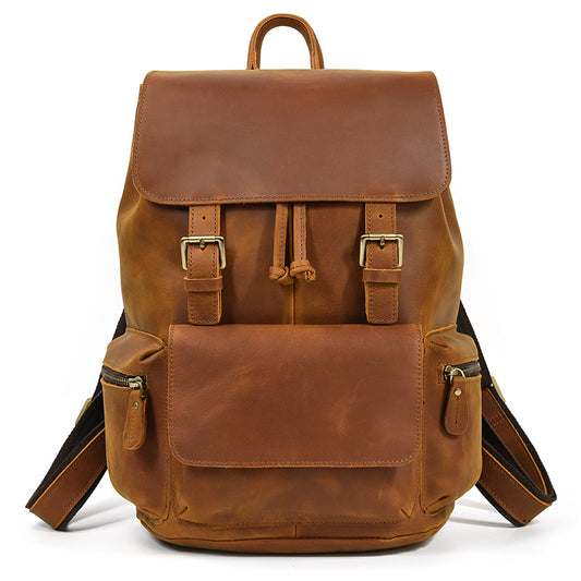 This is a picture about Deepkee Leather Studio -DEEPKEELEATHERTheHagenLeatherVintageBackpackG240