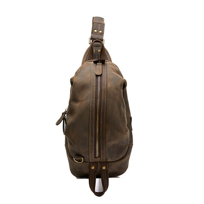 DEEPKEE Original 12’ Leather Chest Bag #A1026