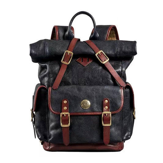 DEEPKEE leather handmade backpack 2017982
