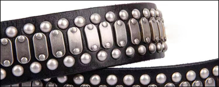 Deepkee Handcrafted Punk Rock Studded Belt #36392