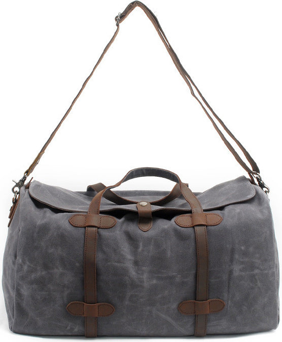 Leather Accessories Canvas Weekend Bag #2032K1