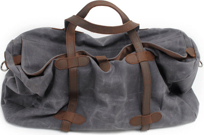 Leather Accessories Canvas Weekend Bag #2032K1