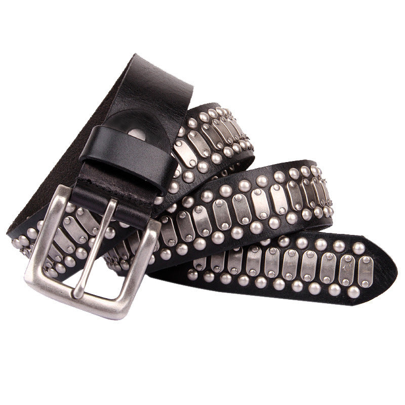 Deepkee Handcrafted Punk Rock Studded Belt #36392