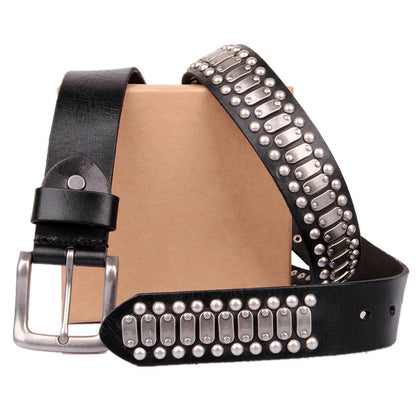 Deepkee Handcrafted Punk Rock Studded Belt #36392