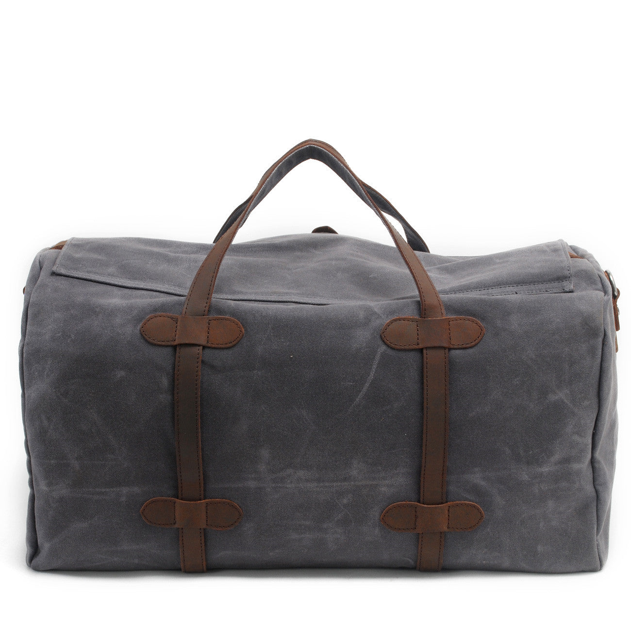 Leather Accessories Canvas Weekend Bag #2032K1