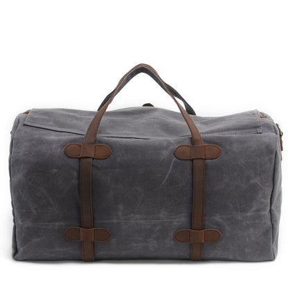 Leather Accessories Canvas Weekend Bag #2032K1