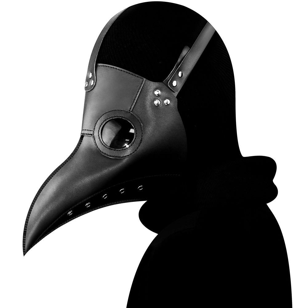 Deepkee Leather Plague Doctor Basis Mask #HG065