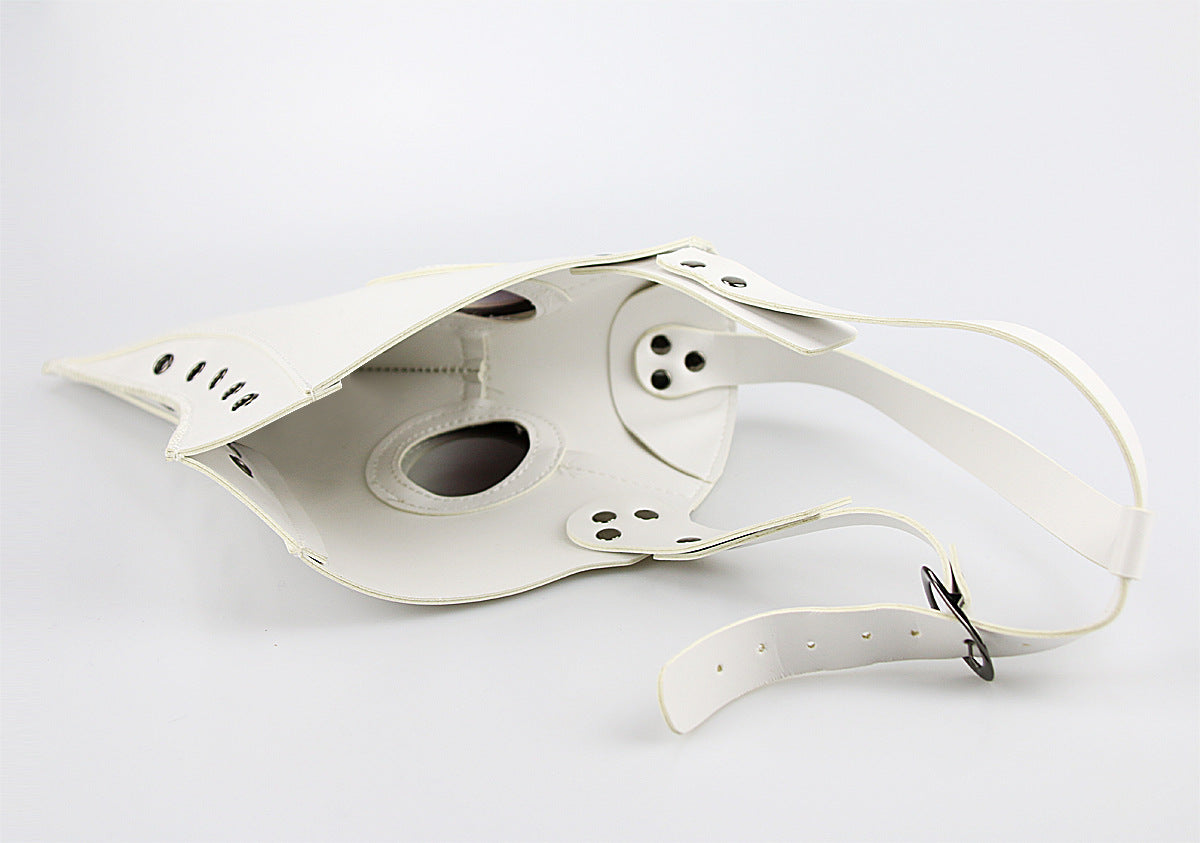 Deepkee Leather Plague Doctor Basis Mask #HG065