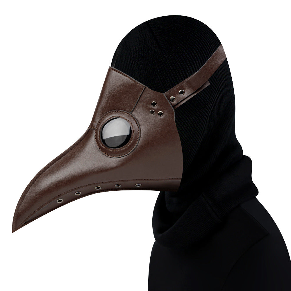 Deepkee Leather Plague Doctor Basis Mask #HG065