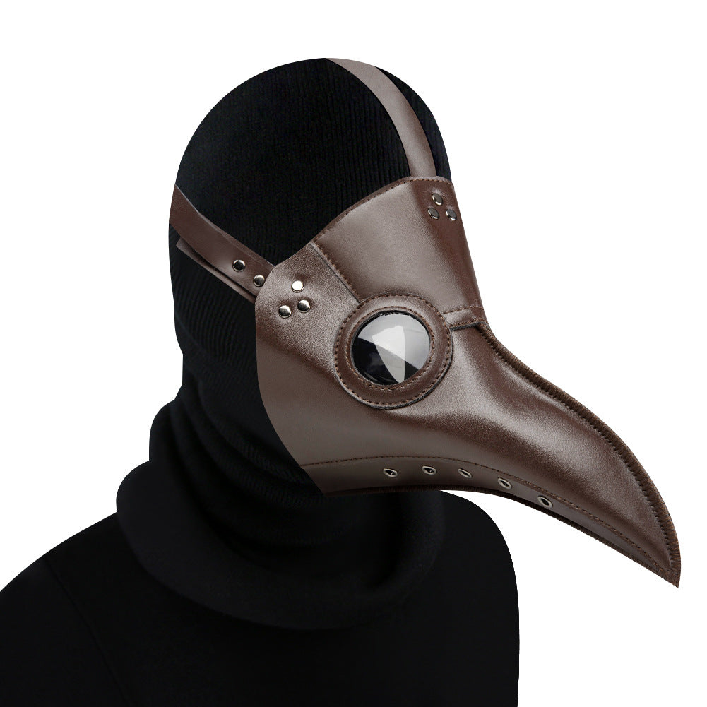 Deepkee Leather Plague Doctor Basis Mask #HG065