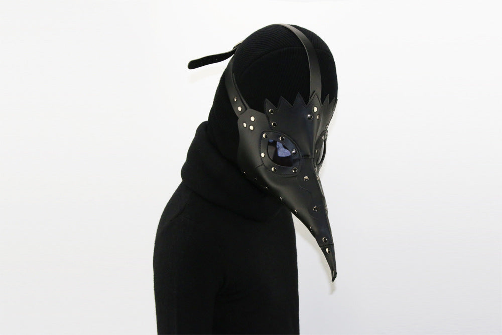 Deepkee Leather Punk Party Plague Dr. Beak Mask#FHG063