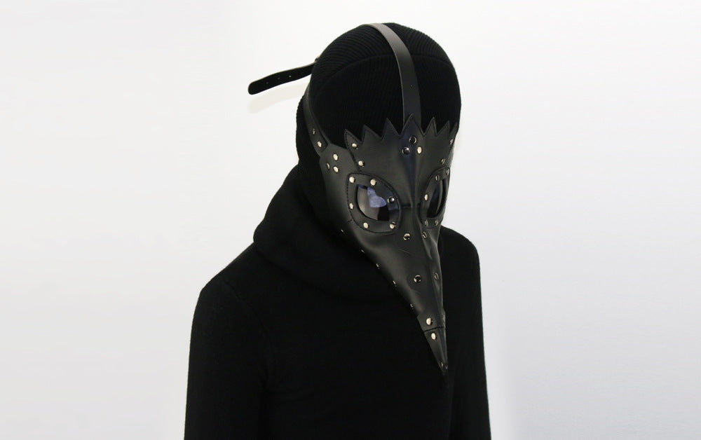 Deepkee Leather Punk Party Plague Dr. Beak Mask#FHG063