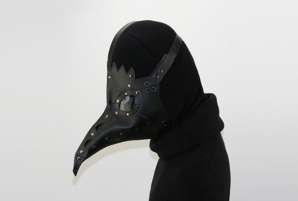 Deepkee Leather Punk Party Plague Dr. Beak Mask#FHG063