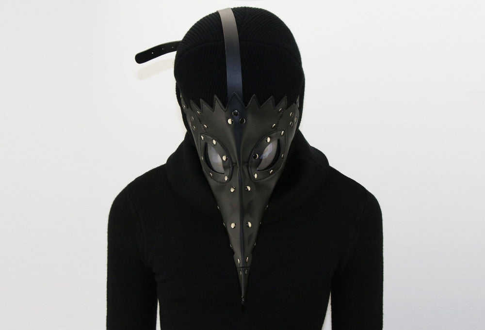 Deepkee Leather Punk Party Plague Dr. Beak Mask#FHG063