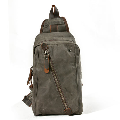 Deepkee Canvas Diagonal Bag #6018