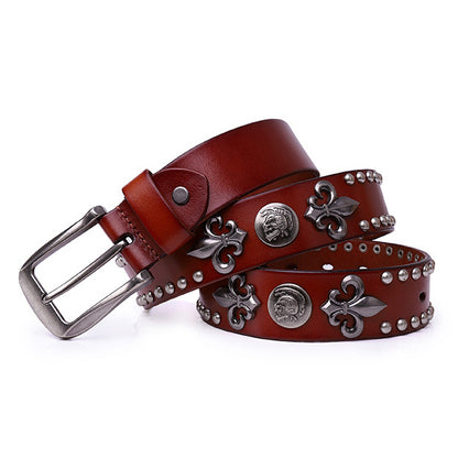 Roman Skull Totem Belt #191012