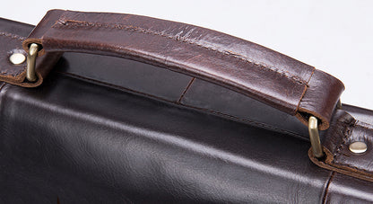 DEEPKEE® HANDMADE LEATHER BRIEFCASE #8942