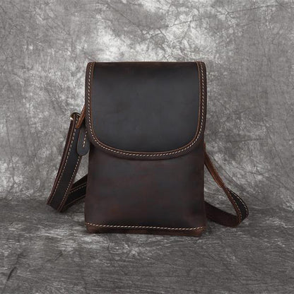 Leather Belt Pouch Cool Mini Shoulder Belt Bags No.3133