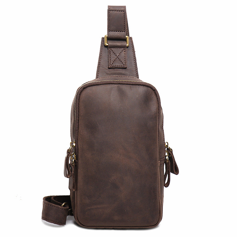 Leather Sling Crossbody Bag No.1078