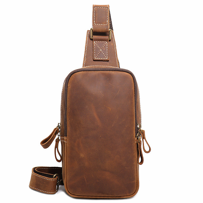 Leather Sling Crossbody Bag No.1078