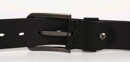 Navel nailhead vegetable tanned cowhide belt #211224