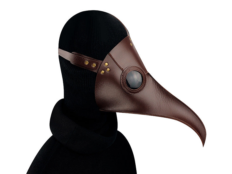 Plague Doctor Bird Mask Long Nose Beak Cosplay Steampunk Costume #FHG107