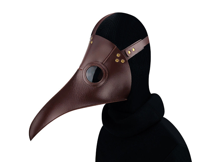 Plague Doctor Bird Mask Long Nose Beak Cosplay Steampunk Costume #FHG107