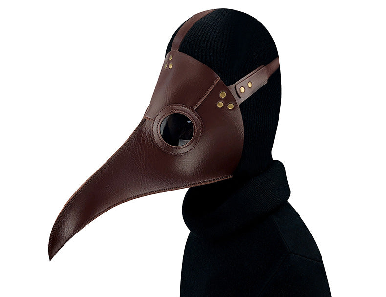 Plague Doctor Bird Mask Long Nose Beak Cosplay Steampunk Costume #FHG107