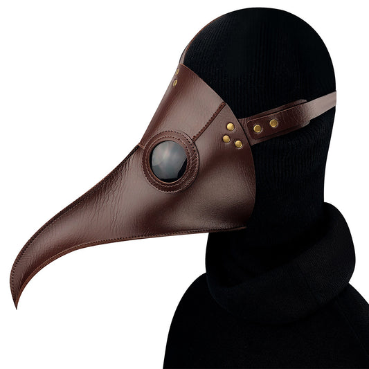 Plague Doctor Bird Mask Long Nose Beak Cosplay Steampunk Costume #FHG107