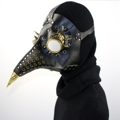 Steampunk Plague Bird Beak Mask Halloween Prom Party Headgear #HG079