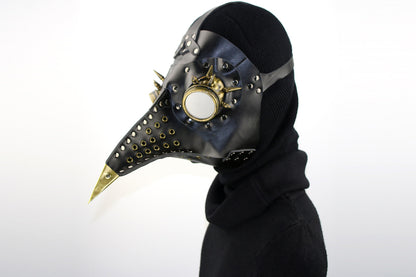 Steampunk Plague Bird Beak Mask Halloween Prom Party Headgear #HG079